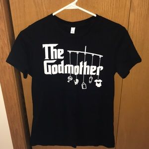 Black The Godmother Tee